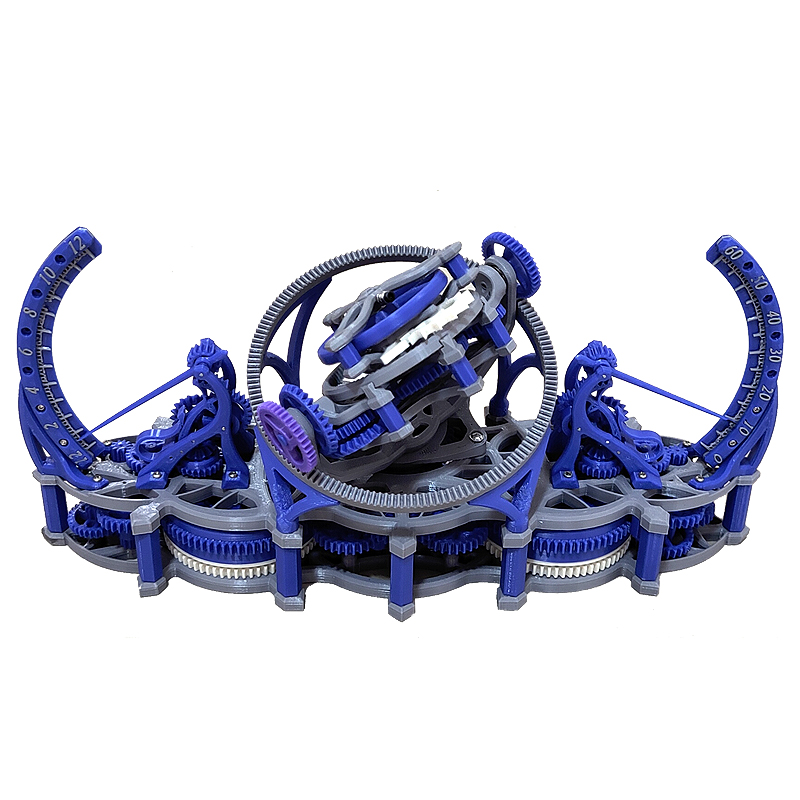 3D Printing Plastic - Random color 3d print tourbillon assemble