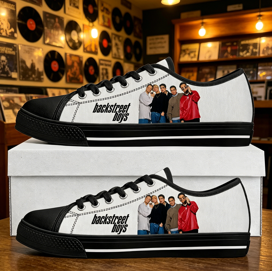 3D Printing Custom - Backstreet Boys 3D Print Low Top