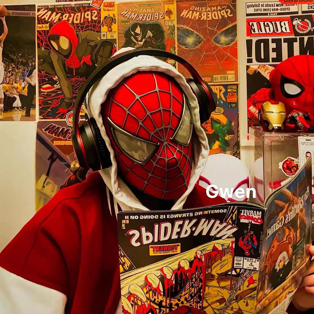 3D Printing Web - Toby Maguire Spiderman Mask With Hard