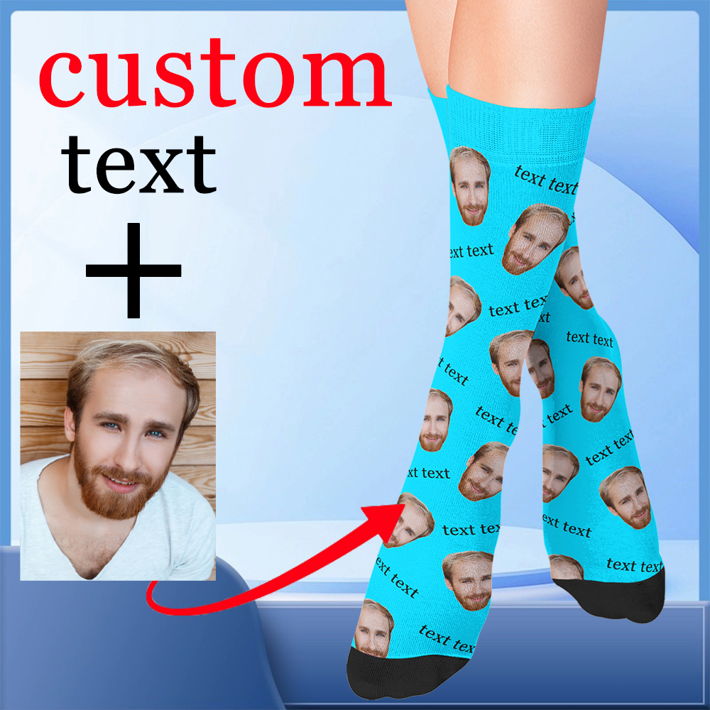 3D Printing Custom - Fashion custom face socks 3d printing