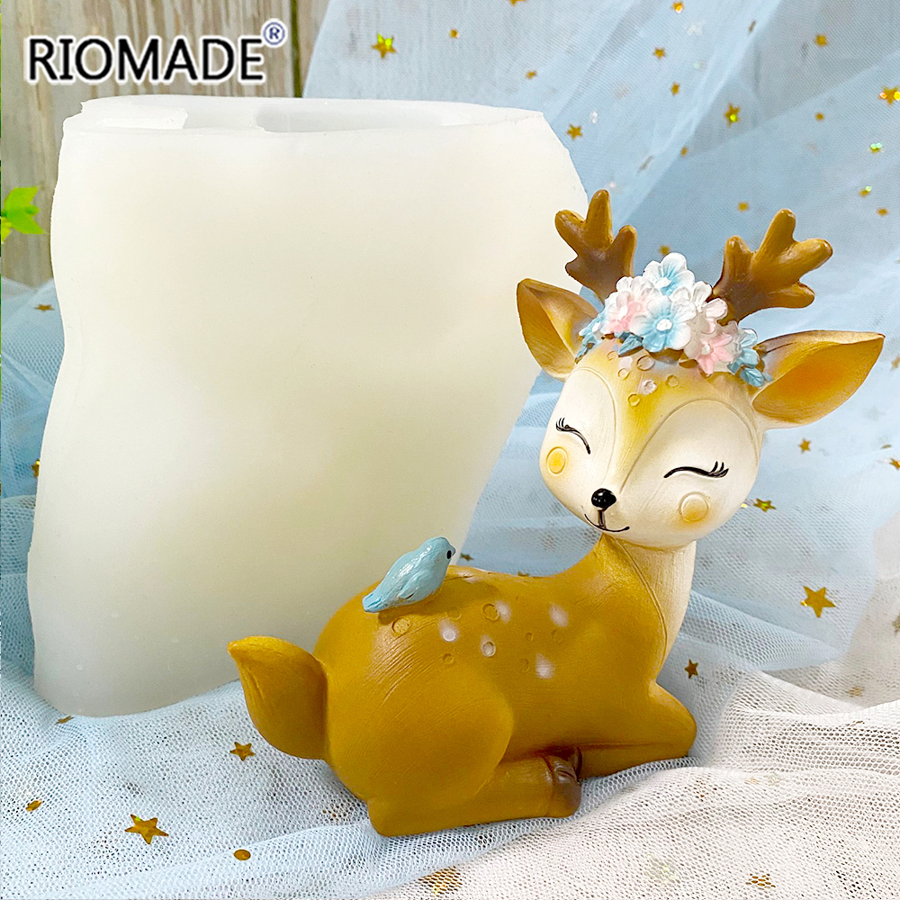 3D Printing Concrete - New 3D Sika Deer Silicone Mold