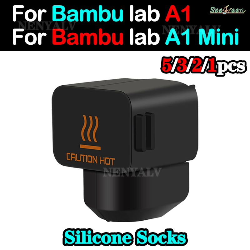 Silicone Sock Hotend - For Bambu lab A1 Silicone Socks