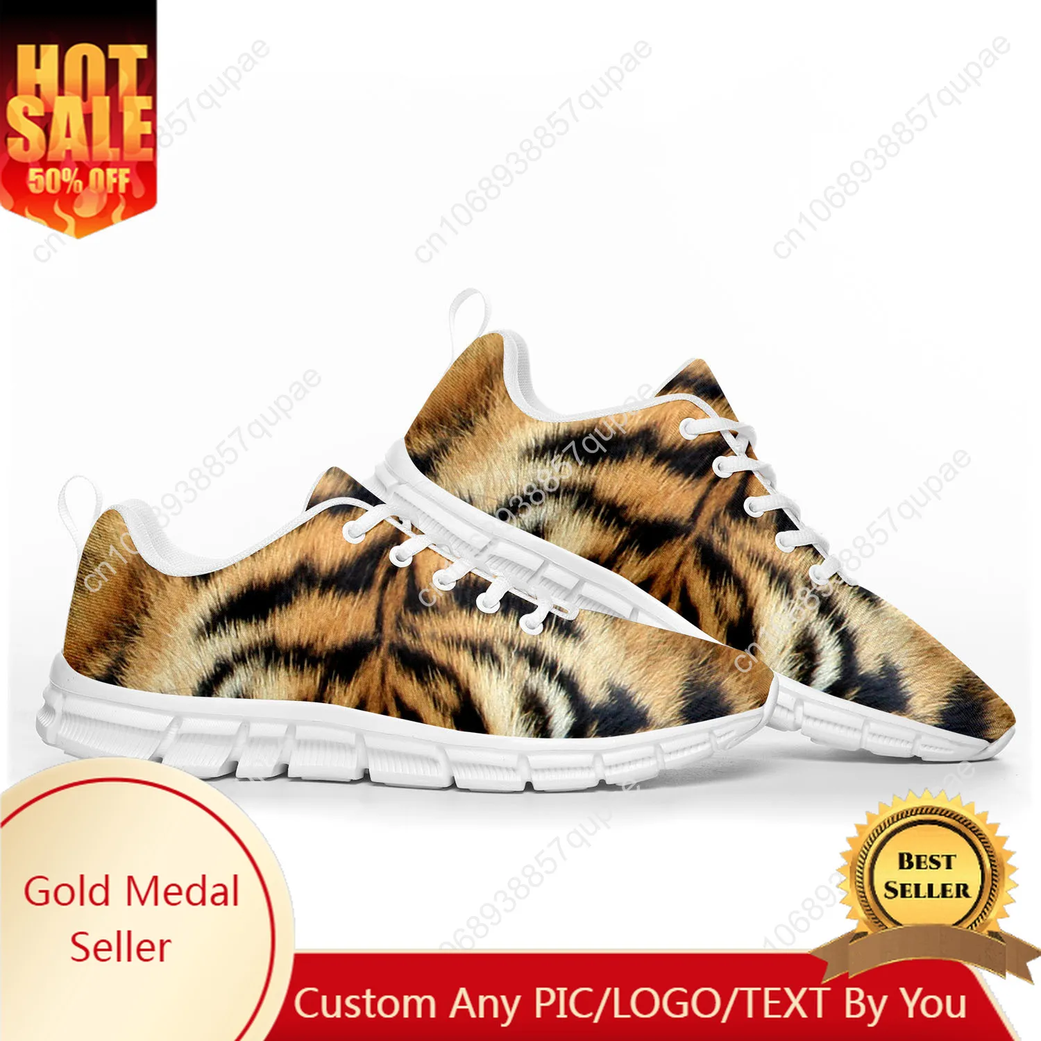 3D Printing Quality - Tiger Stripe 3D Print Sports Shoes