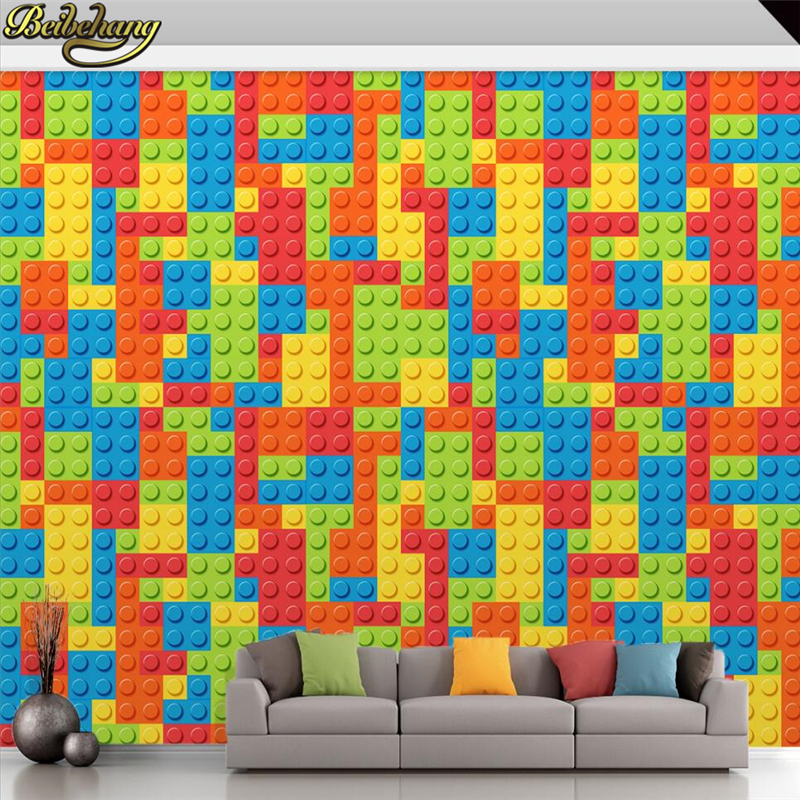 3D Printing Lego Bricks - beibehang Custom Photo Wallpaper for living