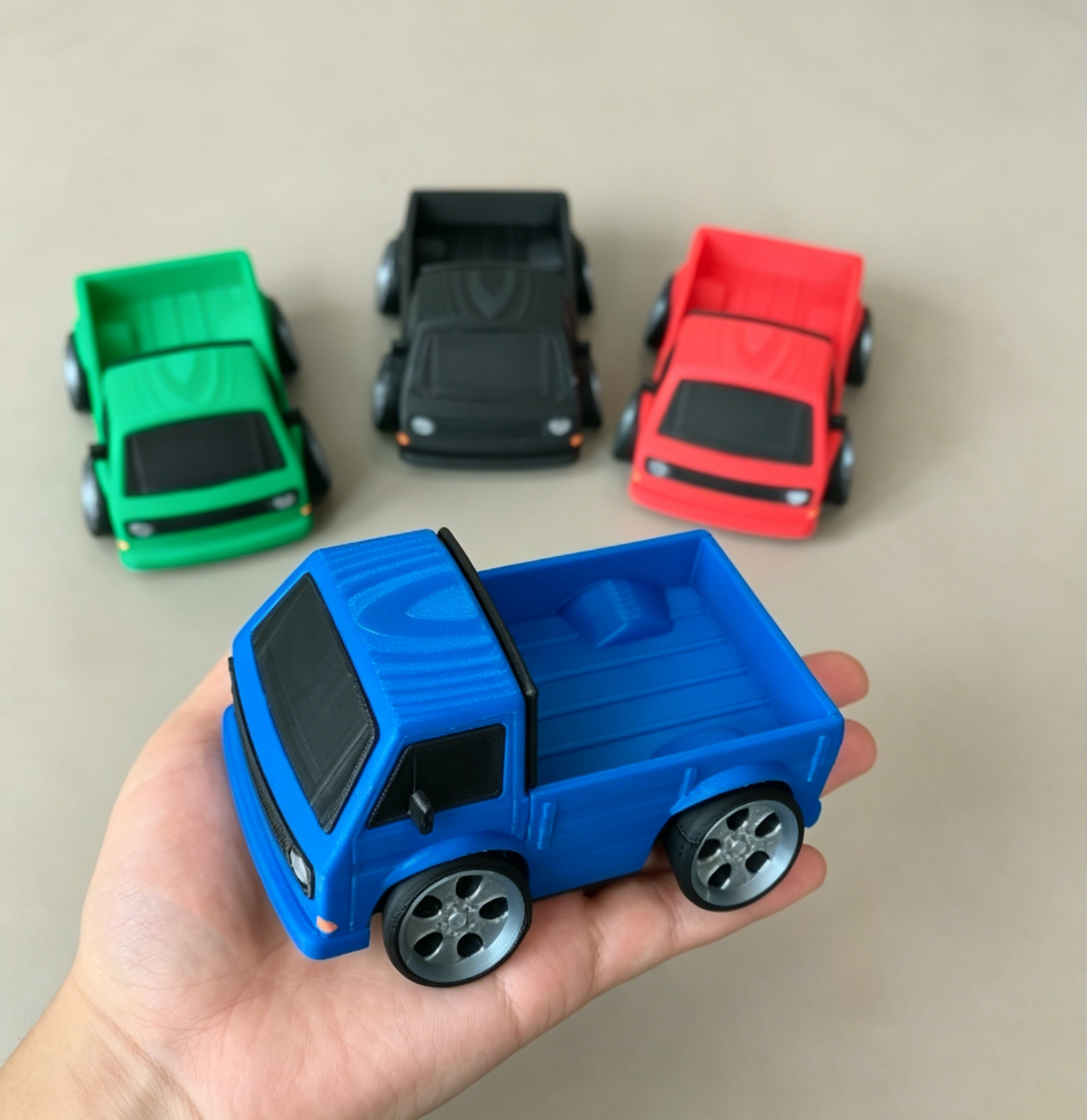 Retro T3 Pickup Truck 3D Print - 3D Printing Diecast Cars recension och pris