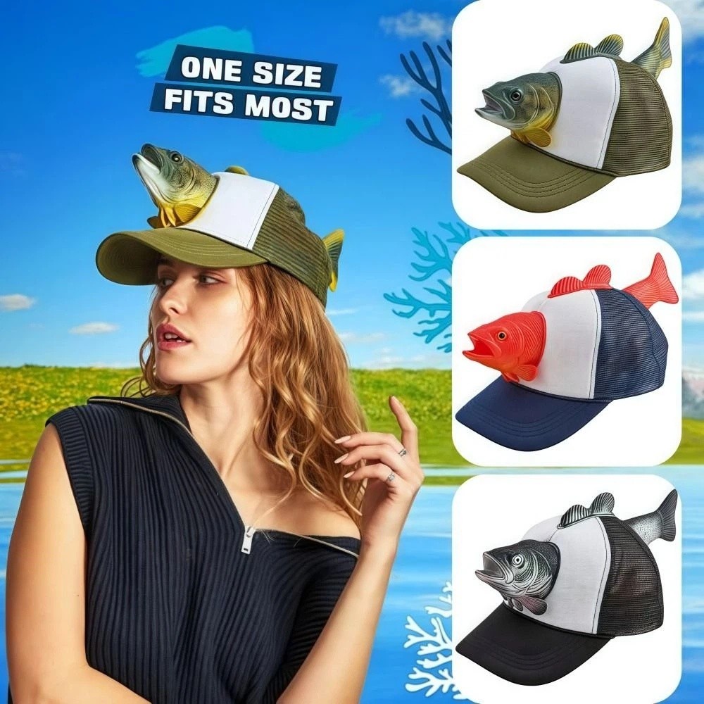 Funny 3D Fish Animal Trucker H - 3D Printing Lure recension och pris