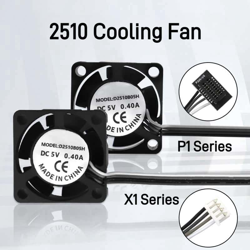 2510 Fan For Bambu Lab X1/P1 H - Silicone Sock Hotend recension och pris