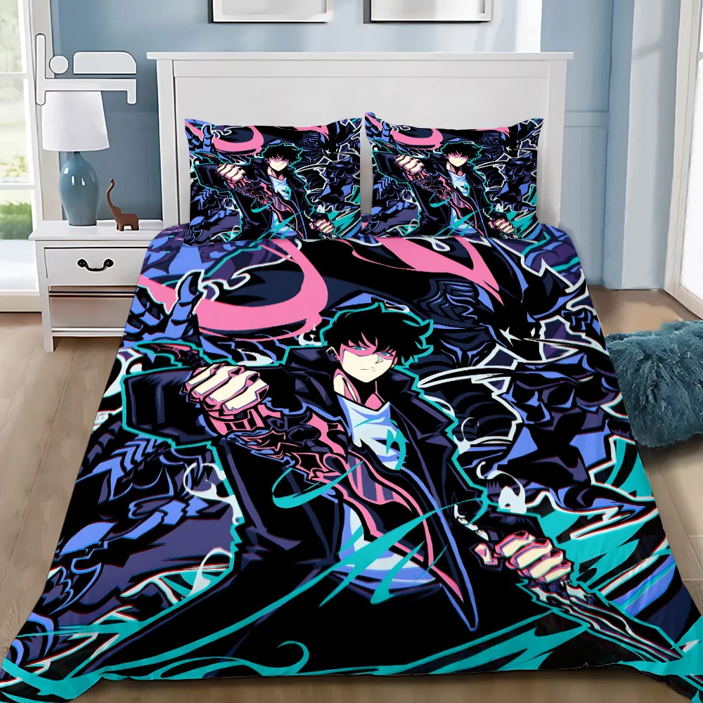 Anime Solo Leveling Bedding Se - 3D Printing Solo recension och pris