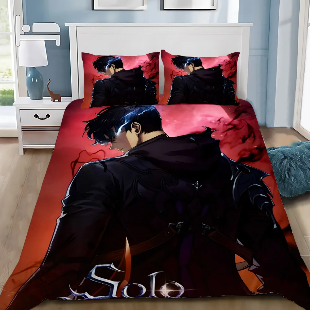 Anime Solo Leveling Bedding Se - 3D Printing Solo recension och pris