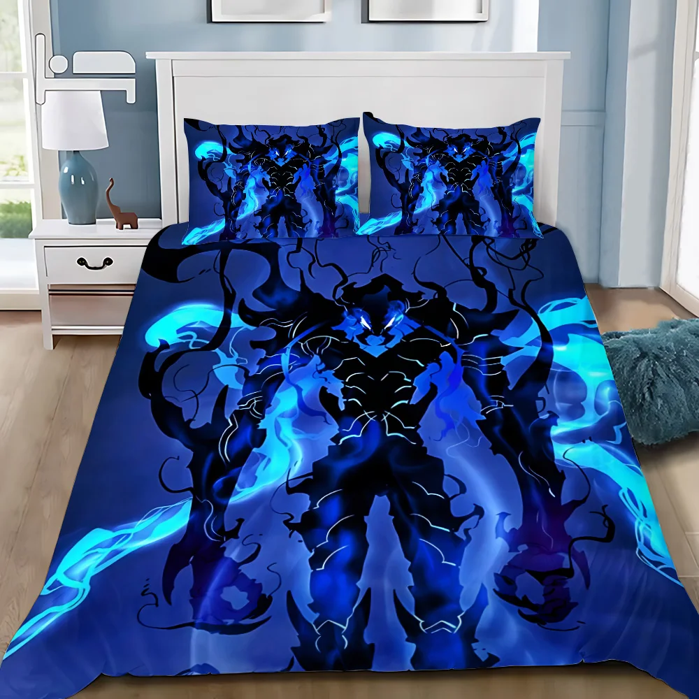 Anime Solo Leveling Bedding Se - 3D Printing Solo recension och pris