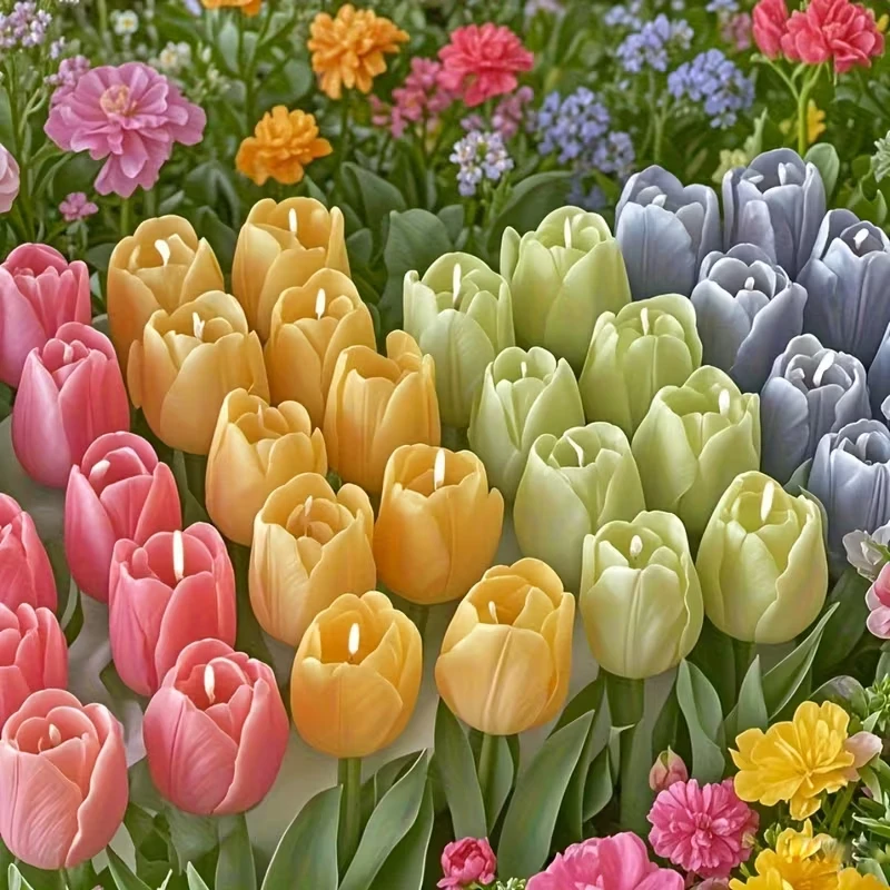 A Top Quality 3D Tulip Flower  - 3D Printing Concrete recension och pris