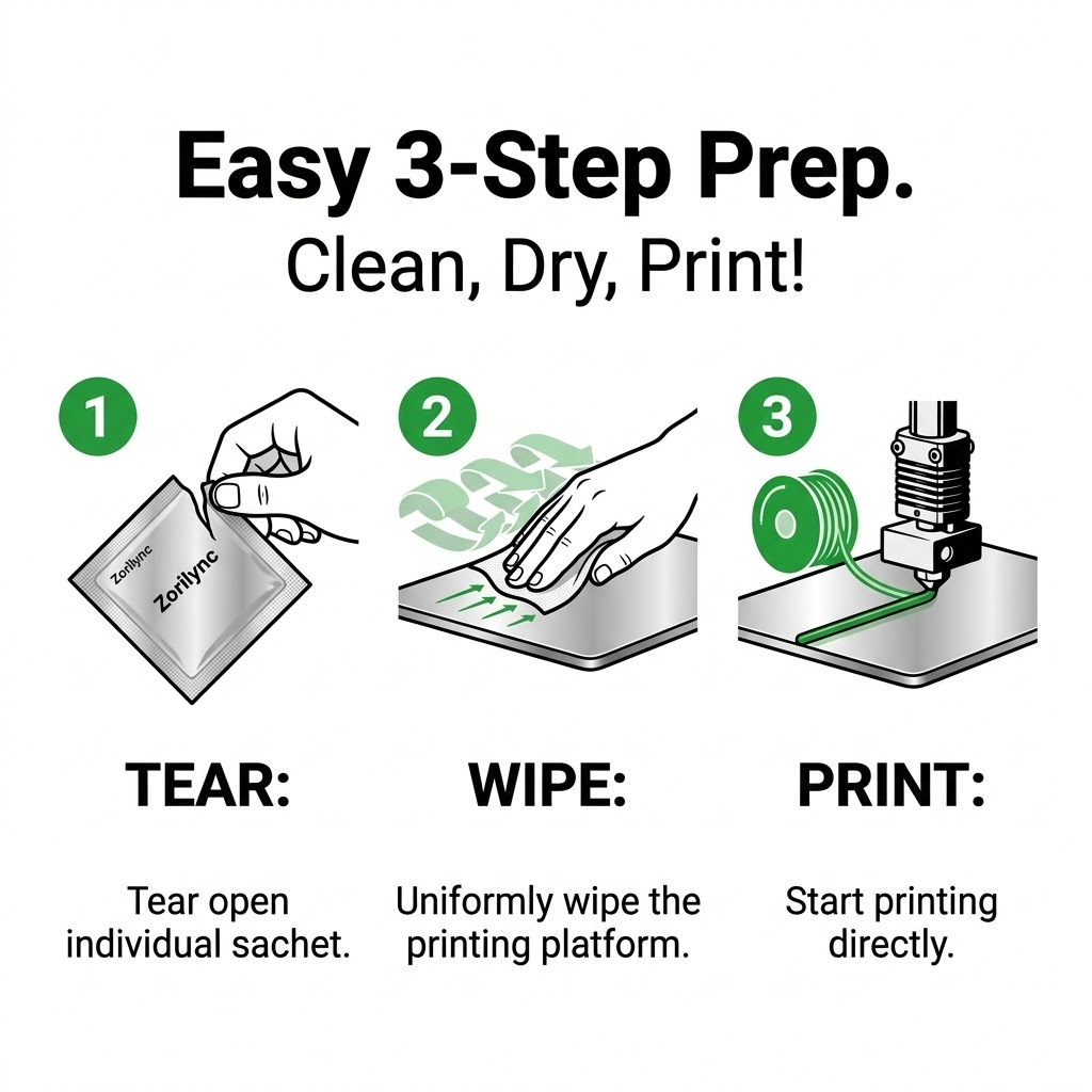 3D Printer Bed Cleaning Wipes  - Pei Sheet recension och pris