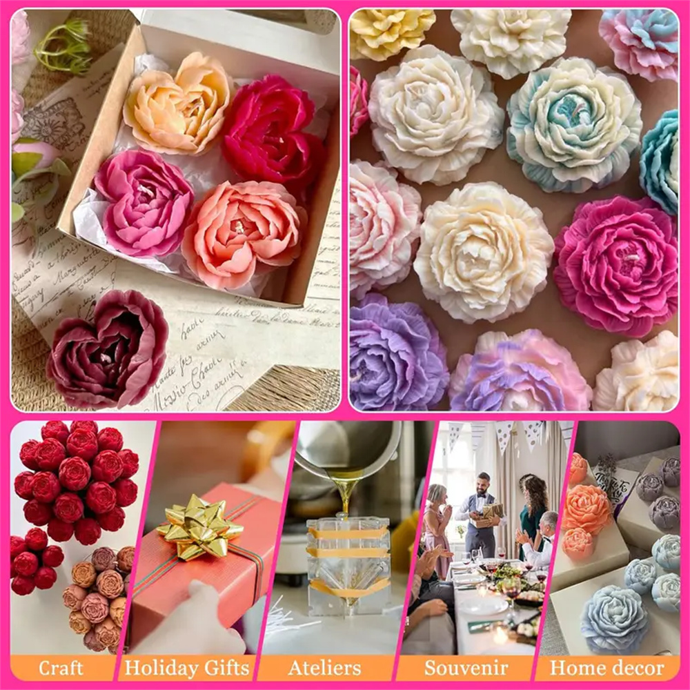 5PCS Floral Silicone Mold Set  - 3D Printing Concrete recension och pris
