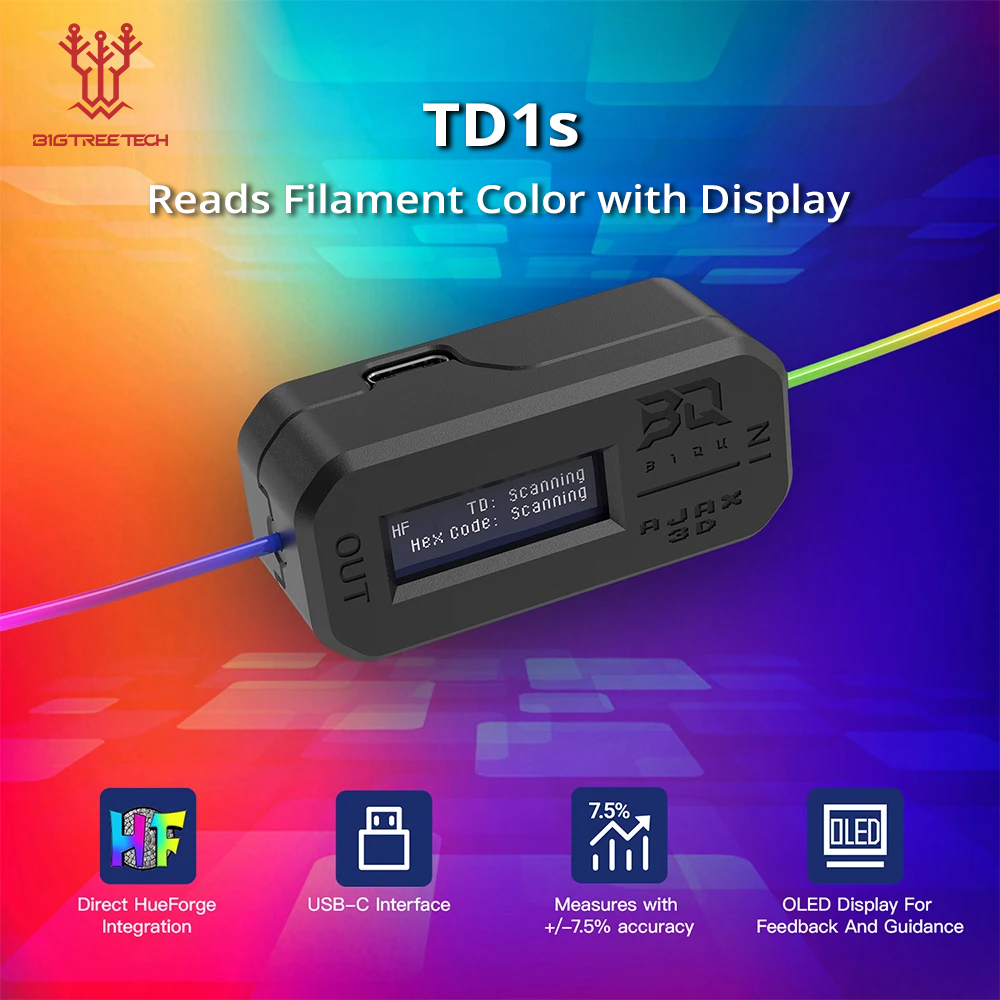 BIGTREETECH TD1s Reads Filamen - 3D Printing Fff recension och pris