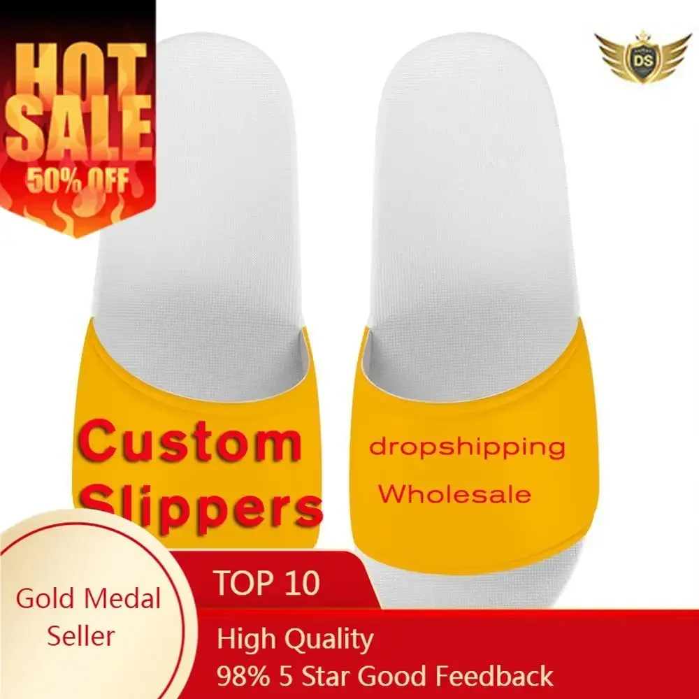 Custom Shoes Men Slippers Flip - 3D Printing Custom recension och pris