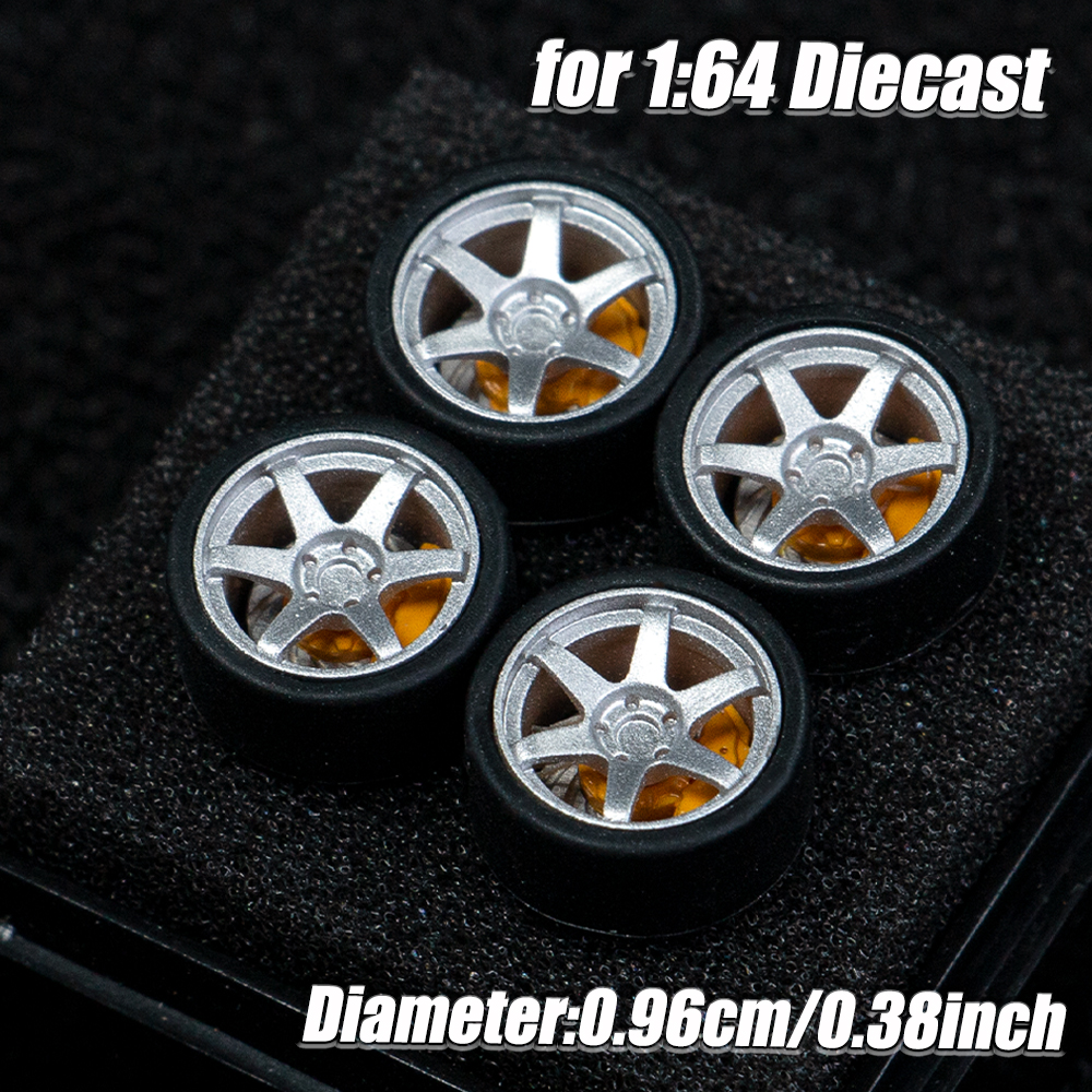 1:64 Scale Model Car Wheels Ri - 3D Printing Diecast Cars recension och pris