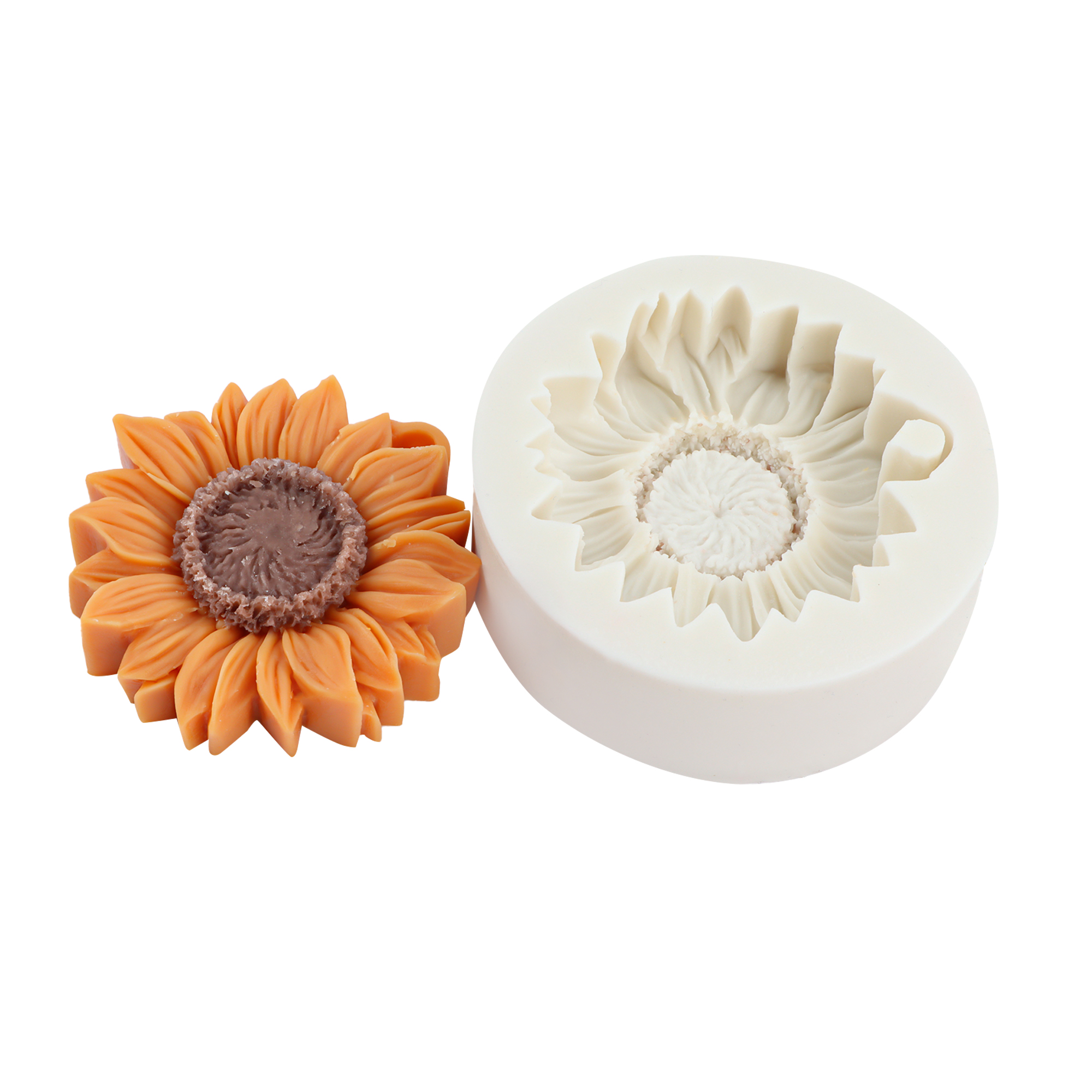 3D Sunflower Candle Mold Silic - 3D Printing Concrete recension och pris