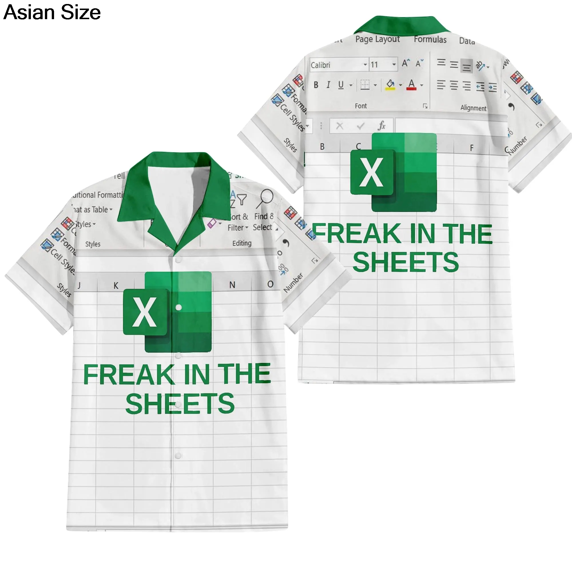 Excel Hawaiian Shirt Men's Fas - 3D Printing Design Software recension och pris