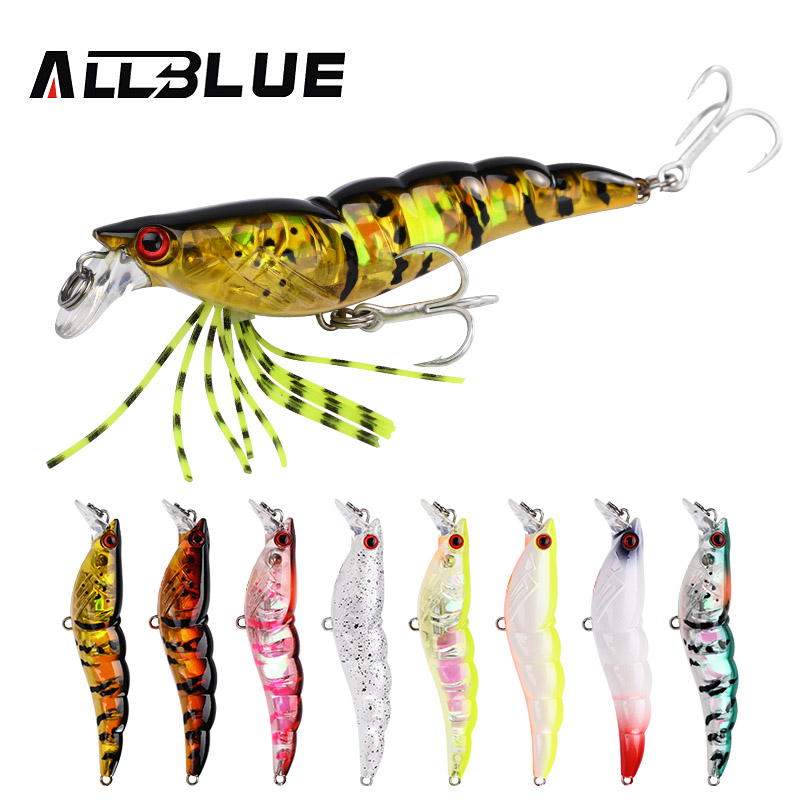 ALLBLUE 3D Flash Shrimp 70mm 7 - 3D Printing Lure recension och pris