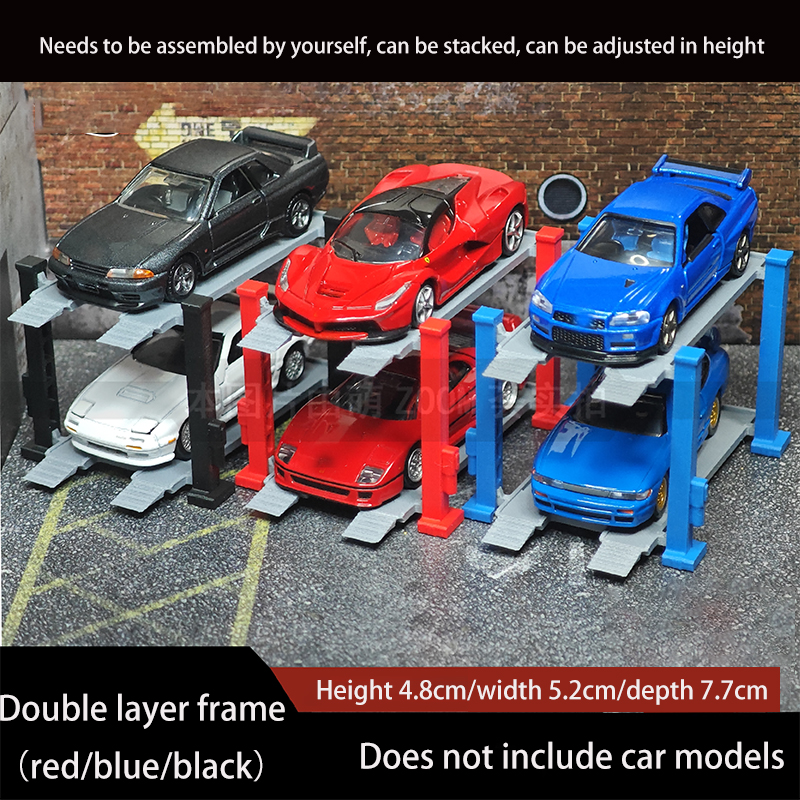 1:64 Car Model Scene Double-la - 3D Printing Plastic recension och pris