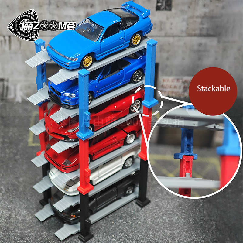 1:64 Car Model Scene Double-la - 3D Printing Plastic recension och pris