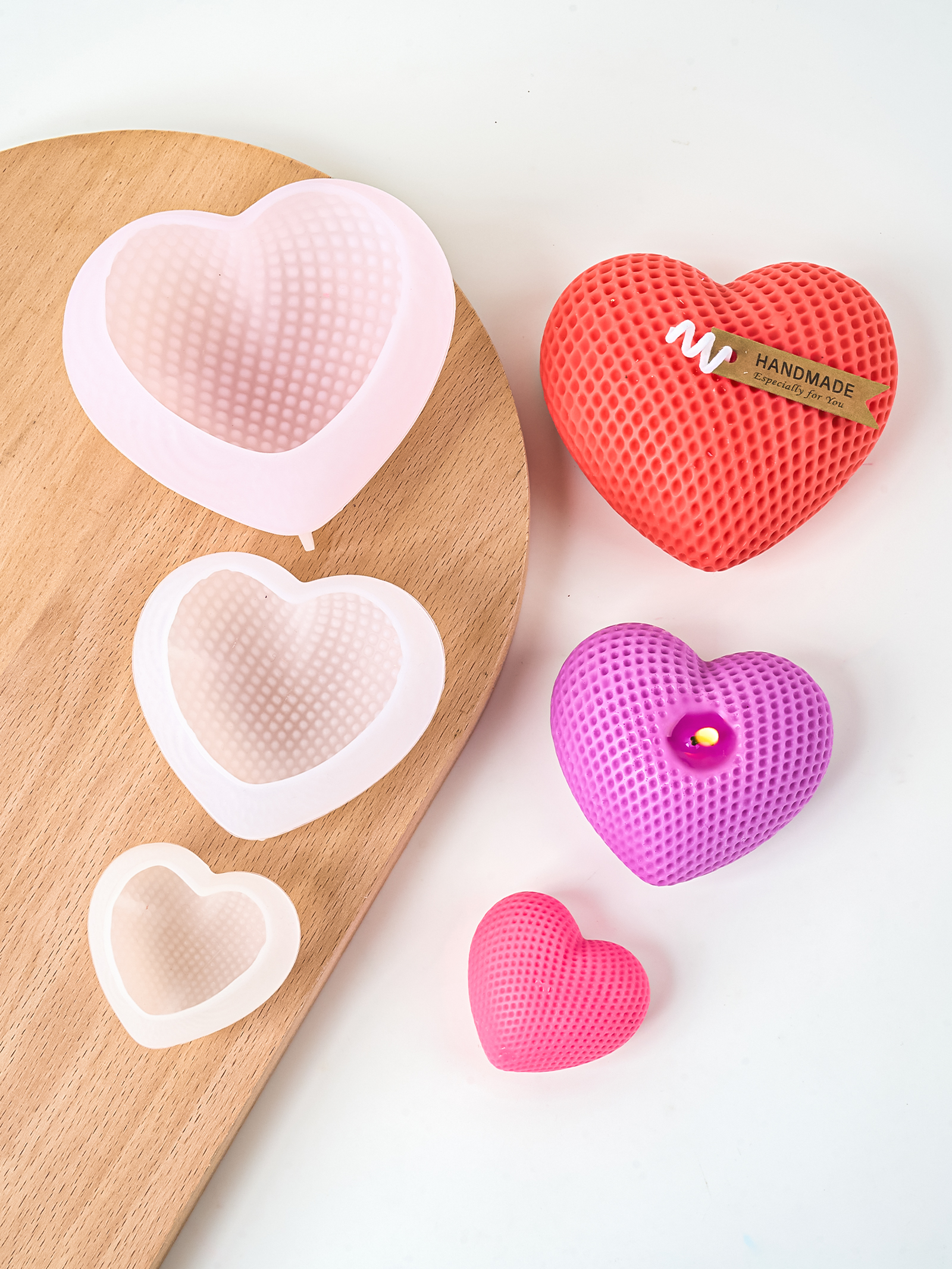 3D Woven Love Silicone Candle  - 3D Printing Concrete recension och pris