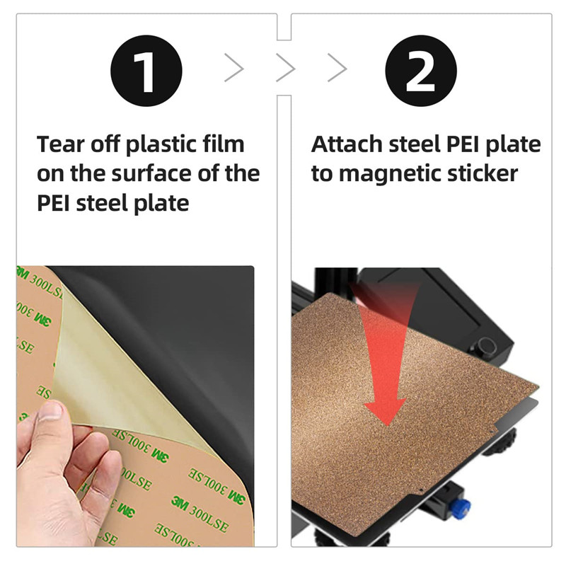 For CR-10S/CR-10S Pro/CR-10S4  - Pei Sheet recension och pris