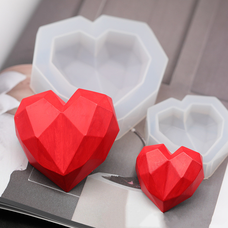 1Pcs 3D Love Heart Design Sili - 3D Printing Concrete recension och pris