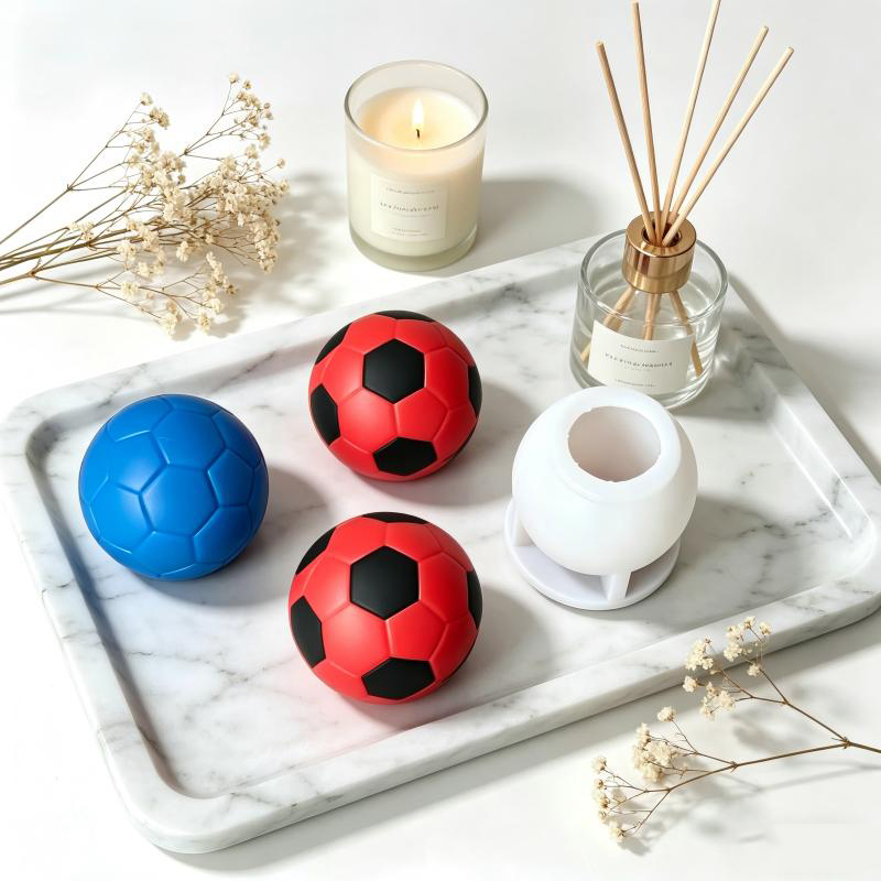 3D Mini Football Silicone Mold - 3D Printing Concrete recension och pris