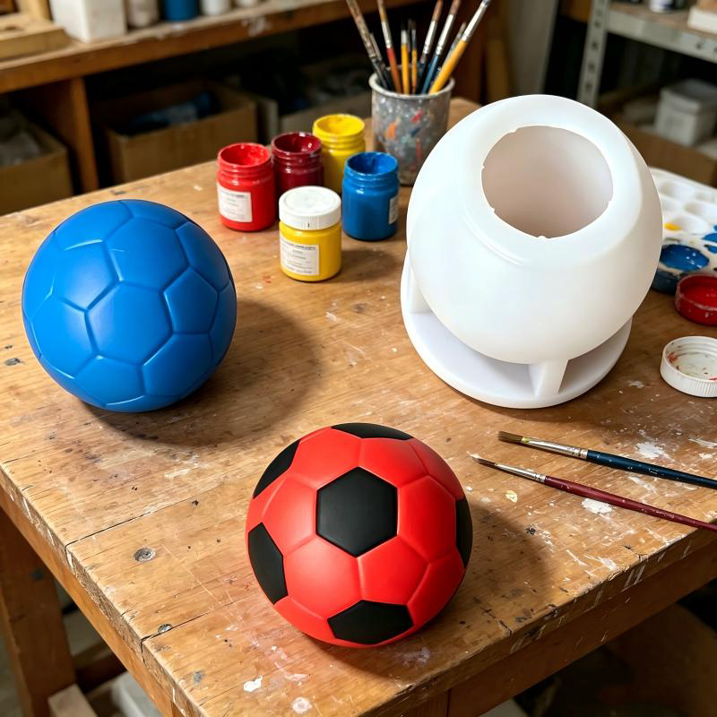 3D Mini Football Silicone Mold - 3D Printing Concrete recension och pris