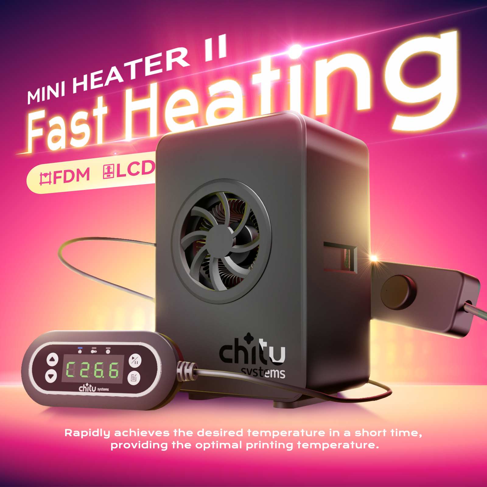 Chitu Systems H2 Mini Heater N - 3D Printing Fff recension och pris