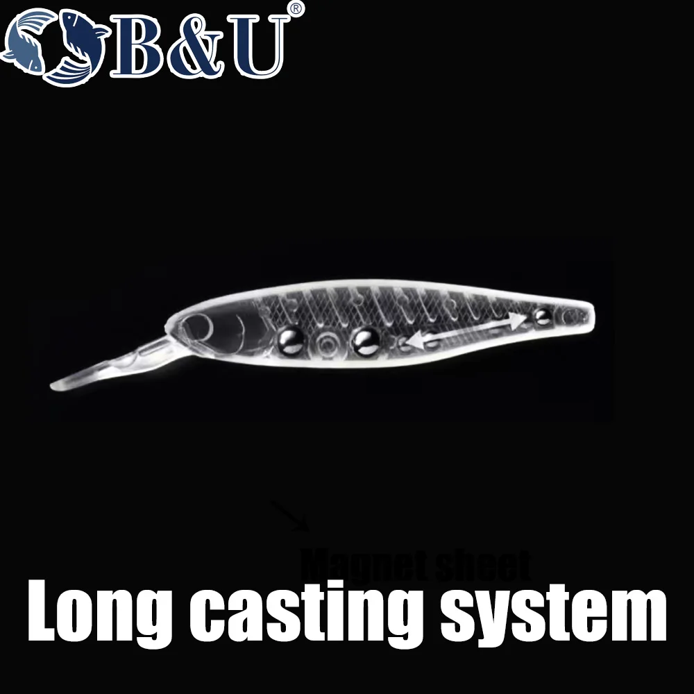 B&U  68mm 3D Printing Shad Sus - 3D Printing Lure recension och pris