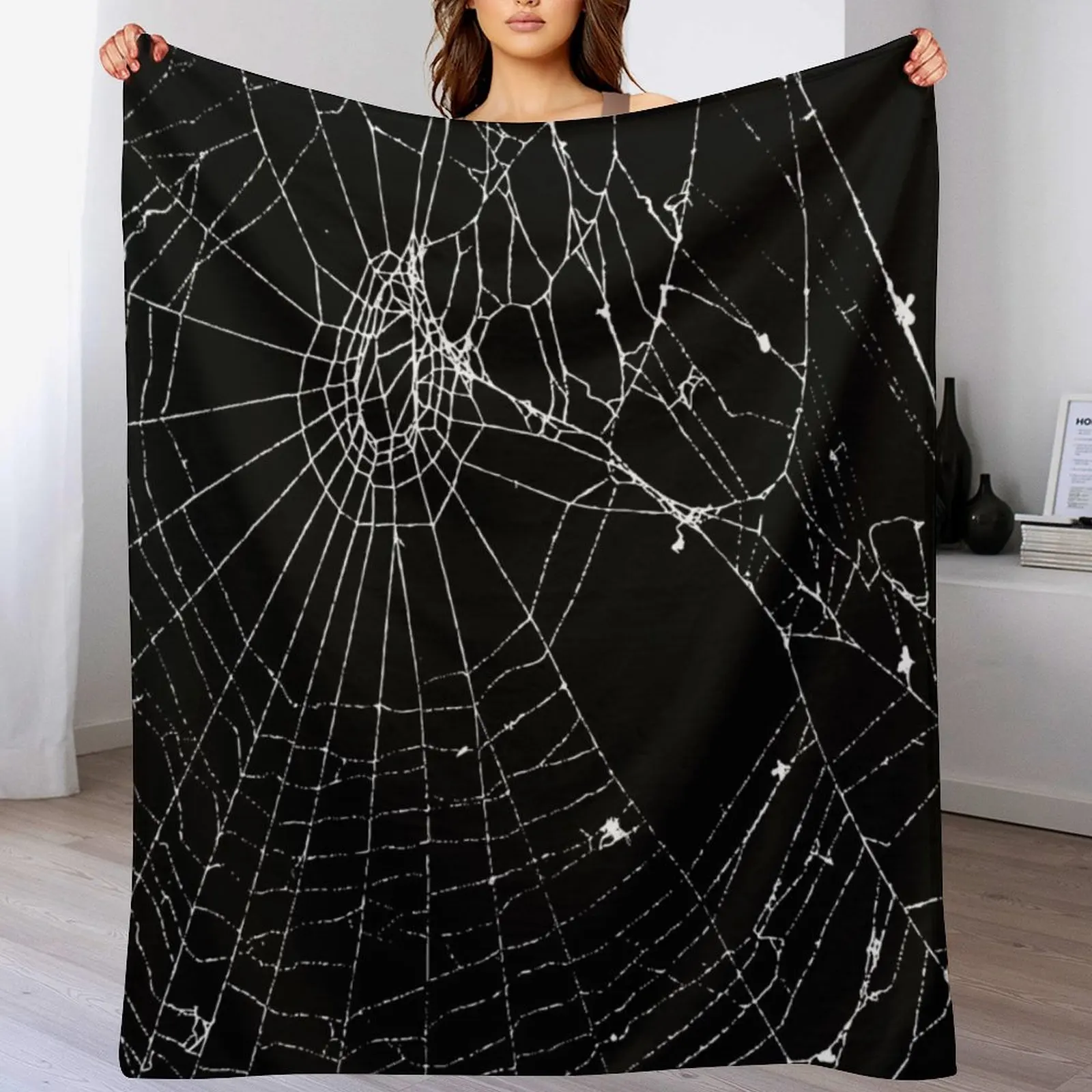 Spider Web Throw Blanket Fluff - 3D Printing Web recension och pris