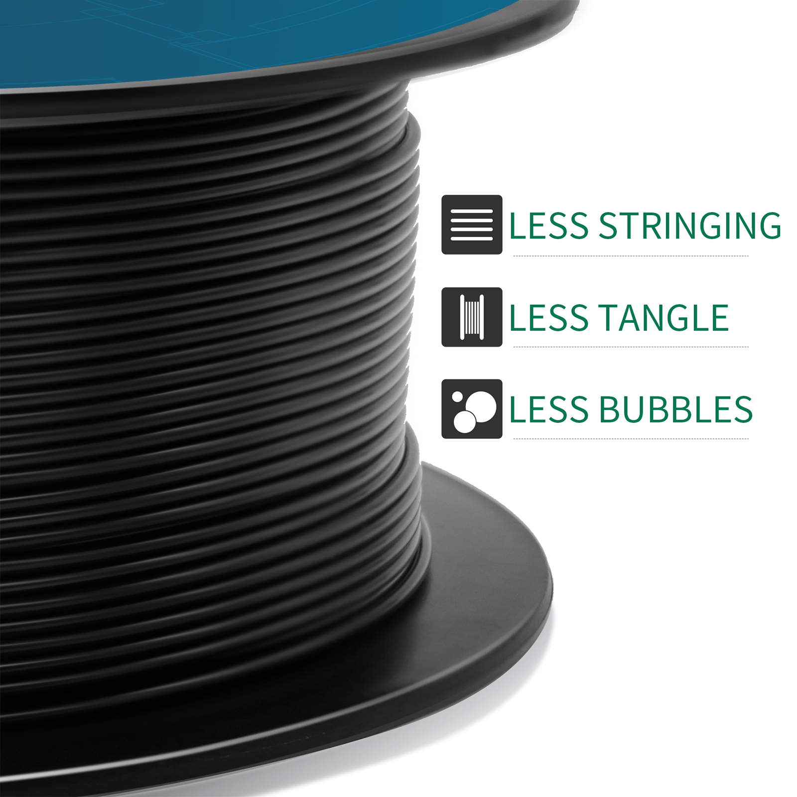Geeetech PETG 10kg 1.75mm Fila - 3D Printing Warehouse recension och pris