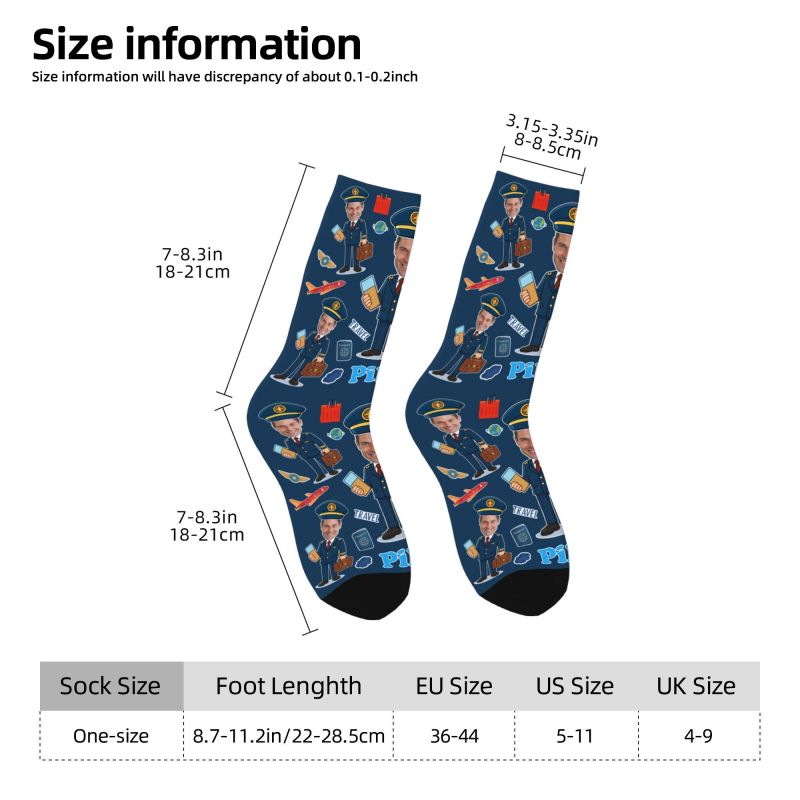 Novelty Men's Funny Pilot Cust - 3D Printing Custom recension och pris