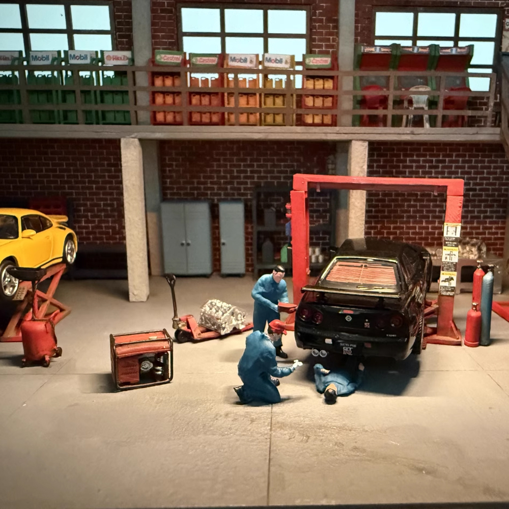 1/64 Scale American Style Gara - 3D Printing Diecast Cars recension och pris
