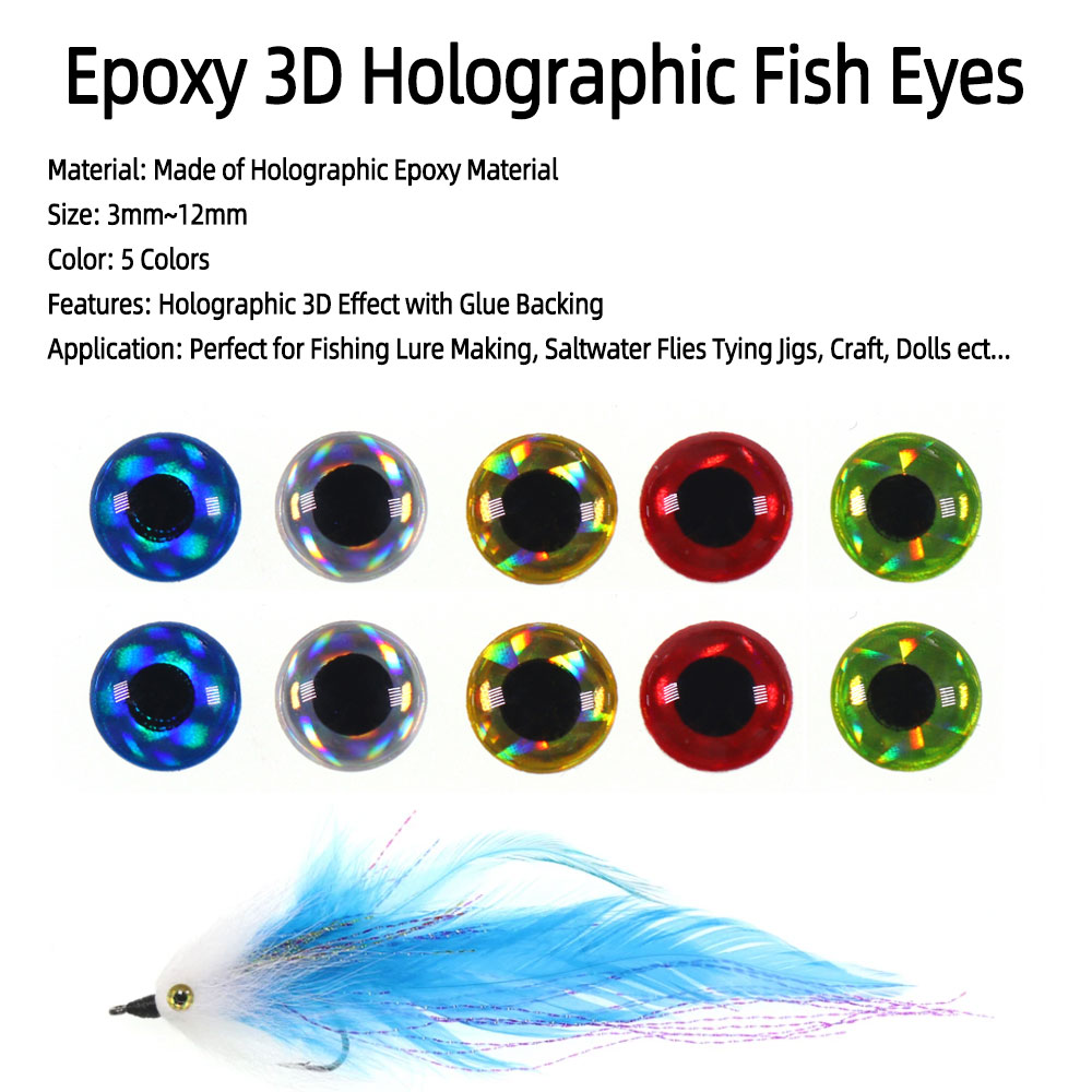 ICERIO 100pcs/Pack Epoxy 3D Ho - 3D Printing Lure recension och pris