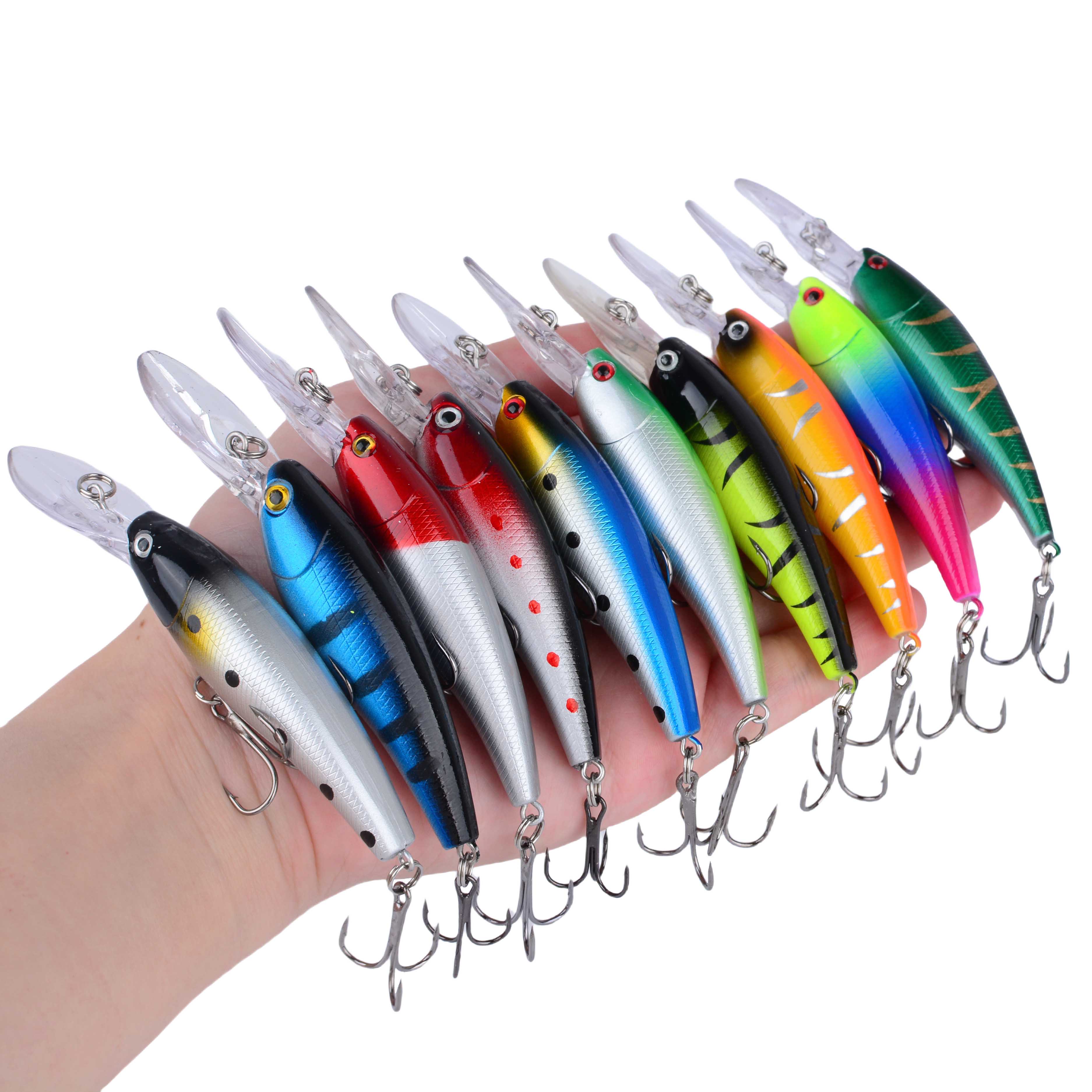 1Pc Floating Minnow Fishing Lu - 3D Printing Lure recension och pris