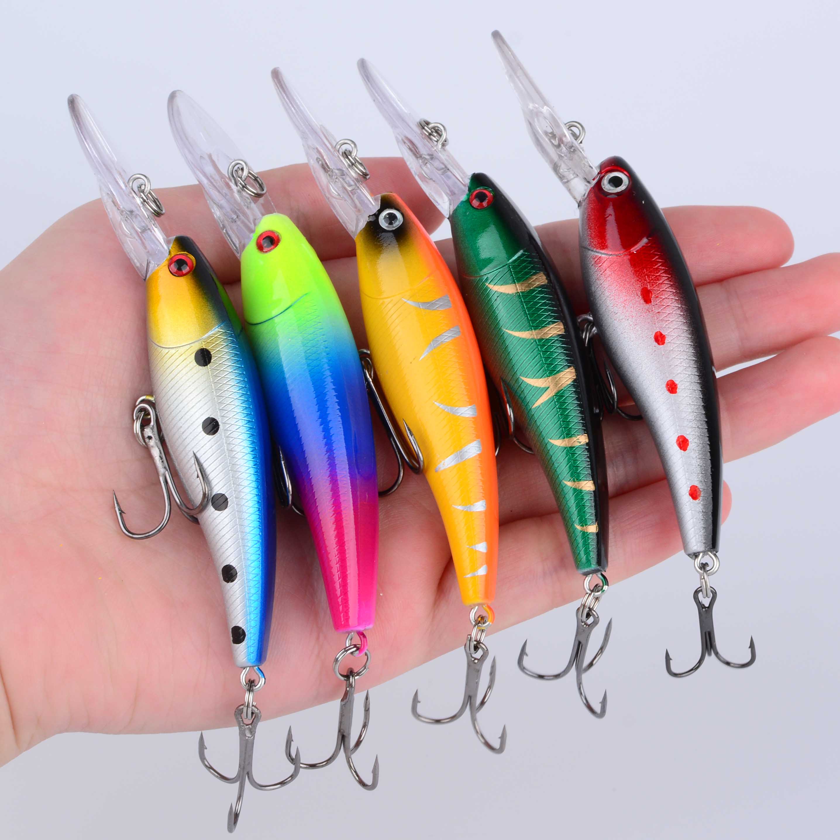 1Pc Floating Minnow Fishing Lu - 3D Printing Lure recension och pris