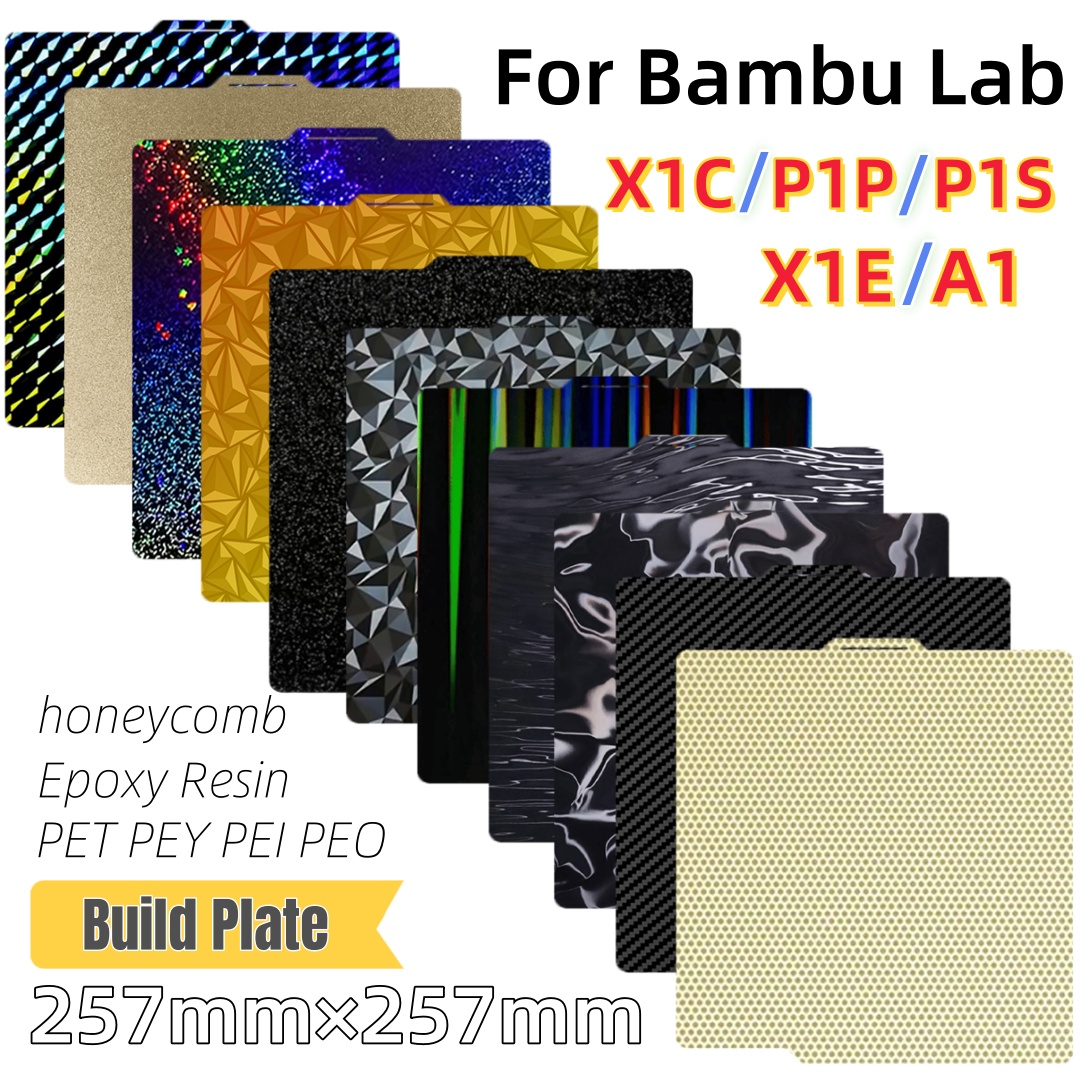 Build Plate 257x257 Spring Ste - Pei Sheet recension och pris
