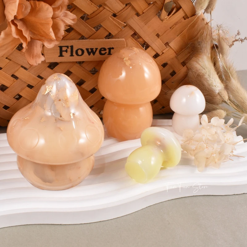 3D Mushroom Candle Silicone Mo - 3D Printing Concrete recension och pris