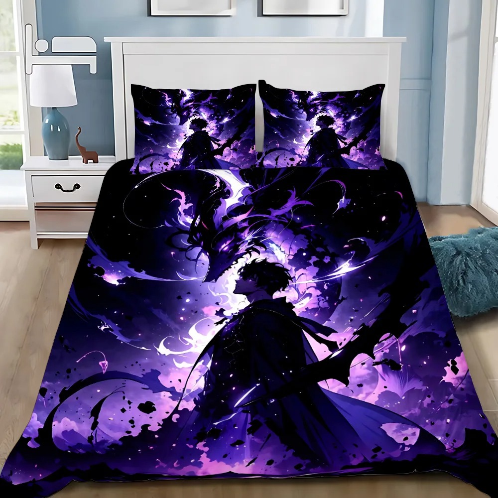 Anime Solo Leveling Bedding Se - 3D Printing Solo recension och pris