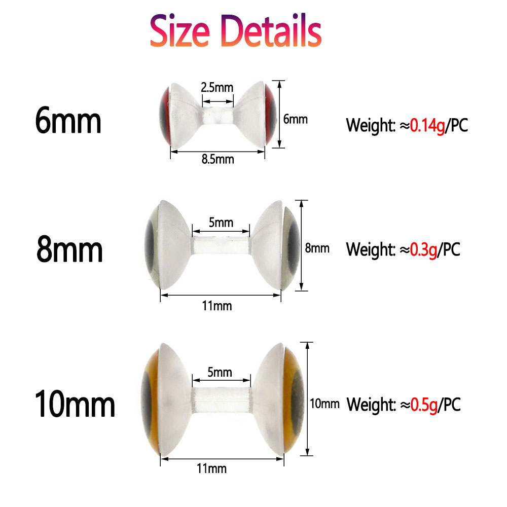 20/30pcs Weightless Dumbbell E - 3D Printing Lure recension och pris