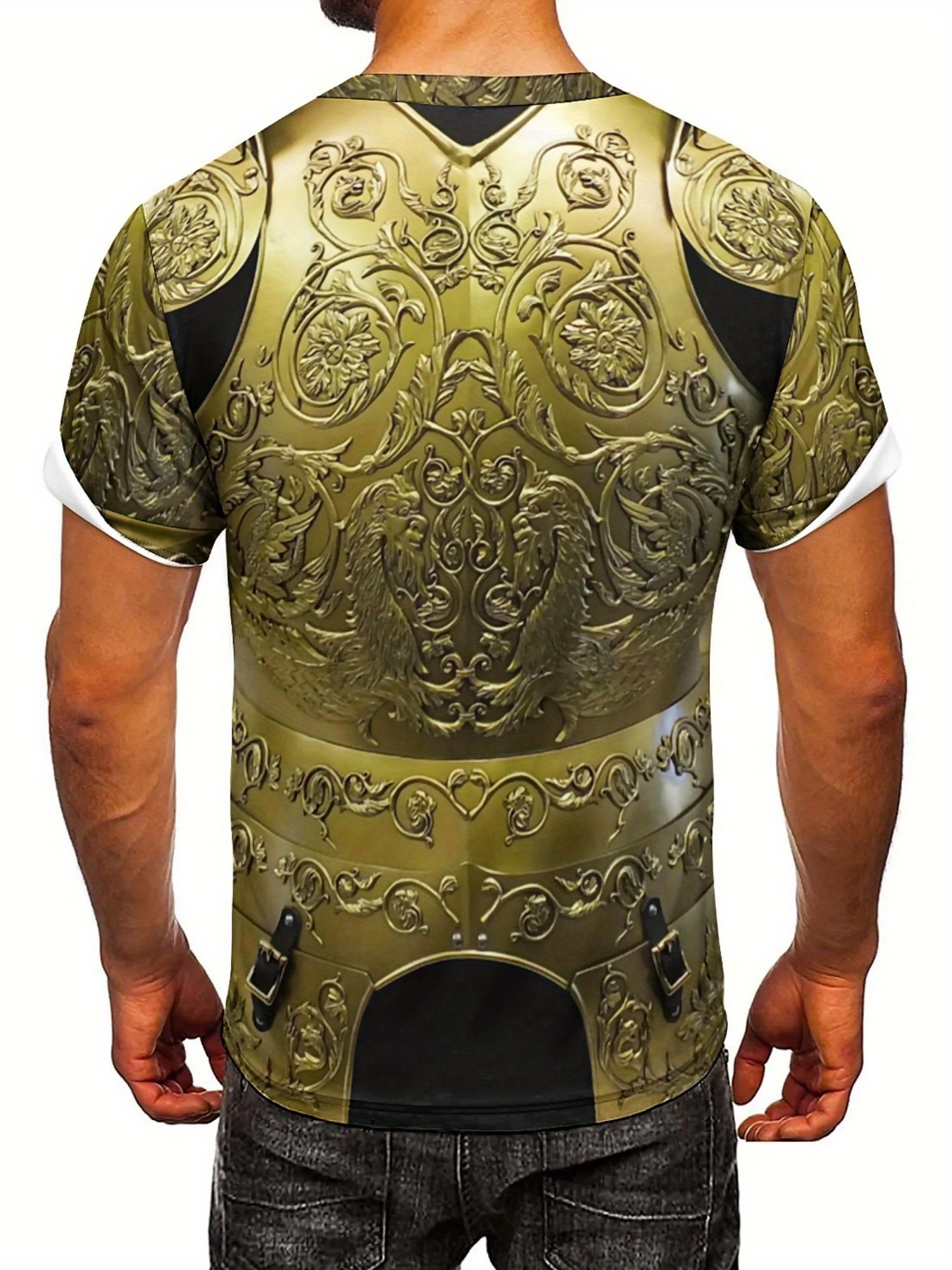 Men'S Plus Size Gothic Retro M - 3D Printing Knight Armor recension och pris