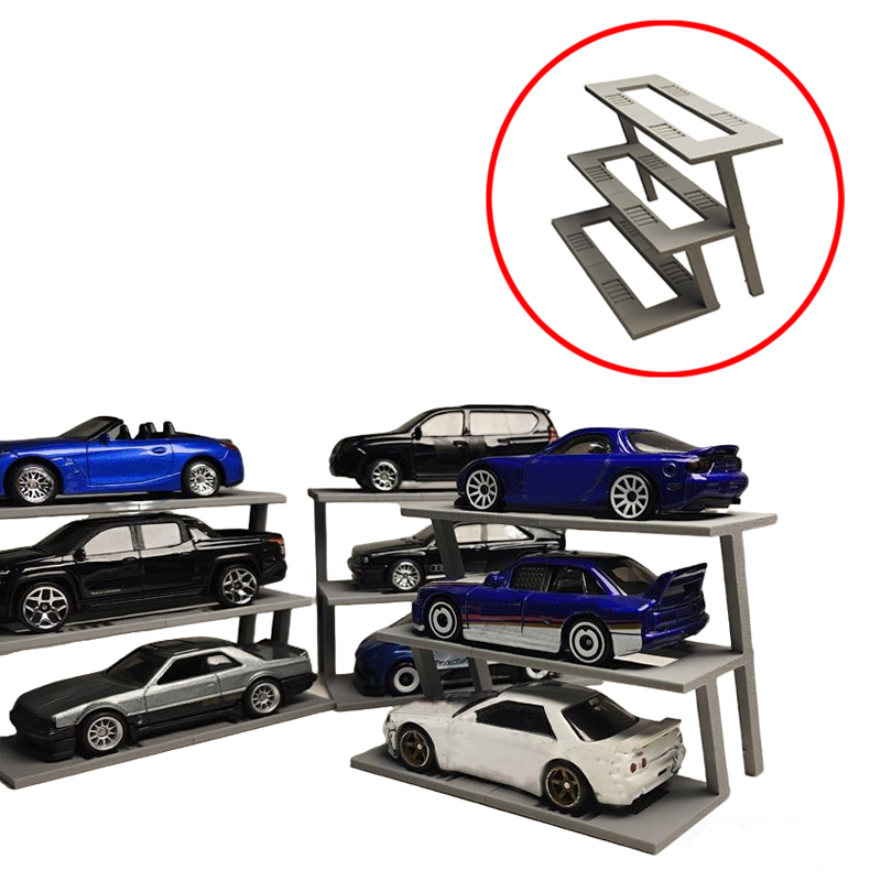 2PCS 3D Printed Tiered Display - 3D Printing Diecast Cars recension och pris