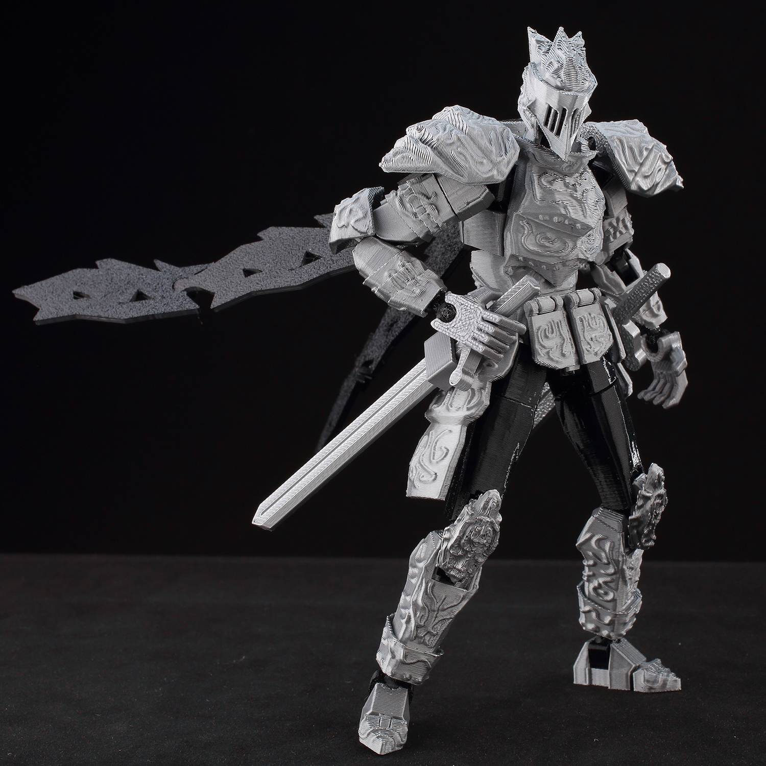​9L3D Lucky13 Silver Armor Kni - 3D Printing Knight Armor recension och pris