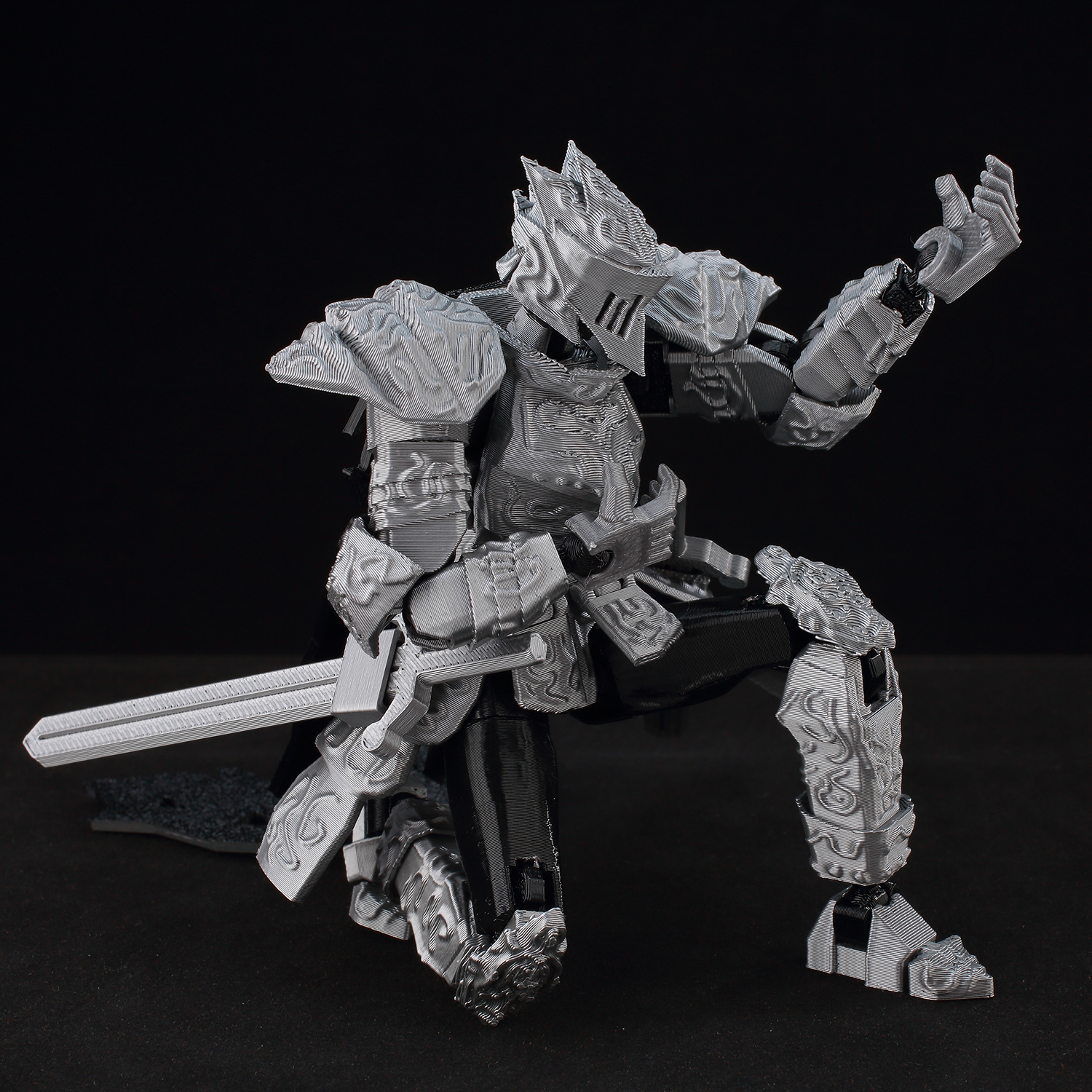 ​9L3D Lucky13 Silver Armor Kni - 3D Printing Knight Armor recension och pris