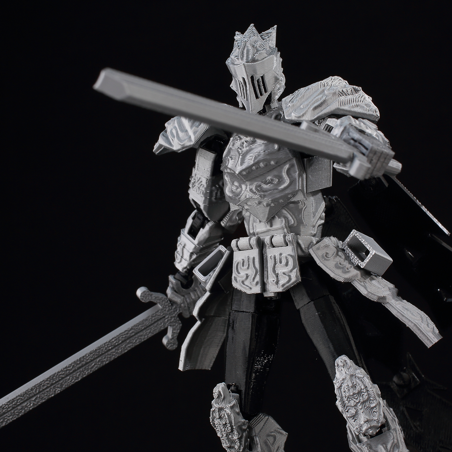 ​9L3D Lucky13 Silver Armor Kni - 3D Printing Knight Armor recension och pris