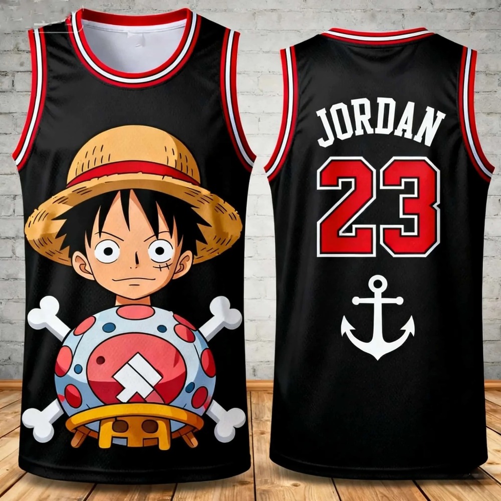 2026 New One Piece men's fashi - 3D Printing Luffy recension och pris