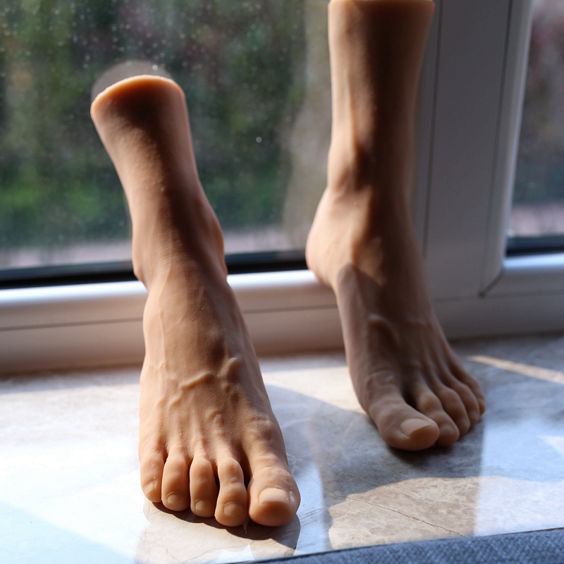 Realistic Male Foot Model Hand - Silicone Sock Hotend recension och pris